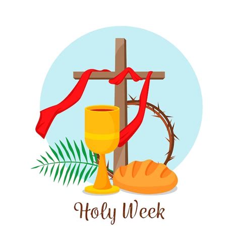 Premium Vector Holy Week Illustration