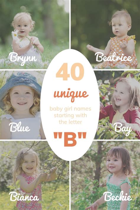 40 Unique Baby Girl Names Starting With B New Baby Girl Names Cool