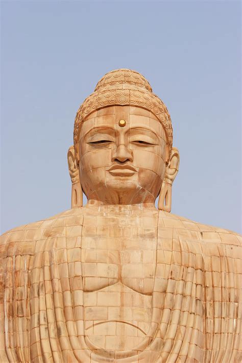 Great Buddha Statue Bodhgaya Bihar Photograph By Peter Langer Fine