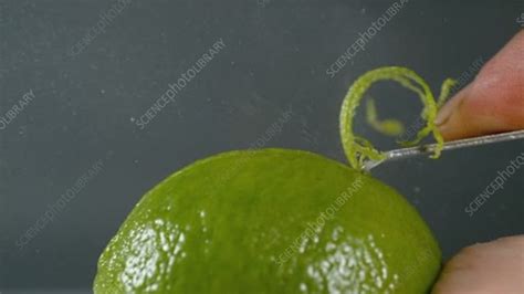 Zesting A Lime Slow Motion Stock Video Clip K0070239 Science