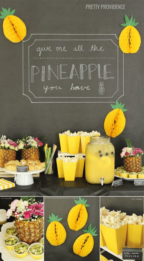 This Pineapple Party Is Colorful And Fun Party Ideas