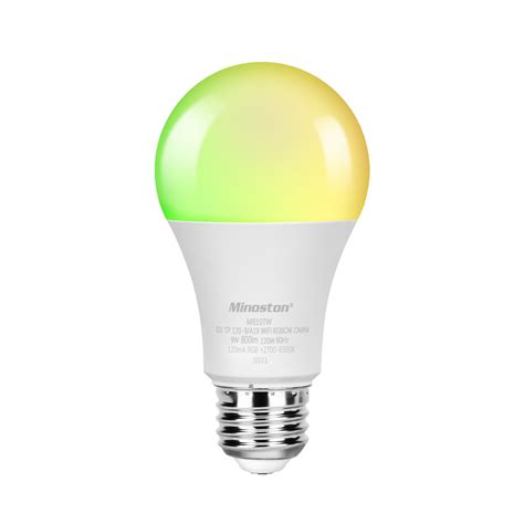 Smart Light Bulb A19 Rgbcw Color Changing Multi White Dimmable Works