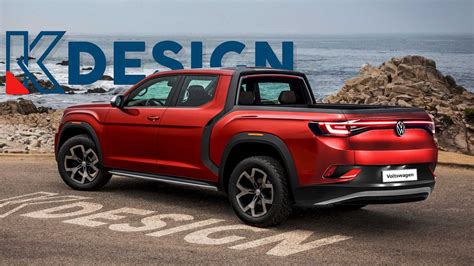 Volkswagen Electric Pickup Truck Takes Shape In Unofficial Renderings