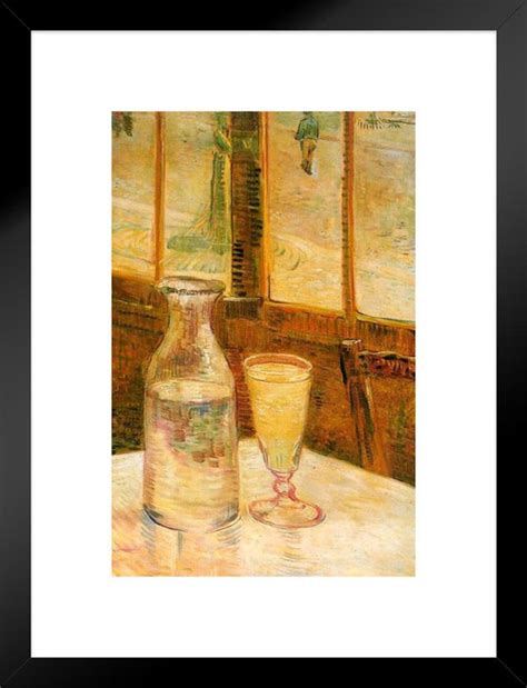 Vincent Van Gogh Absinthe Still Life Poster Absinthe With Carafe On