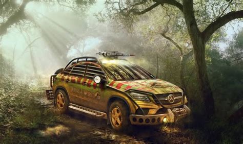Check Out This Jurassic World Version Of The Mercedes Benz Gle Coupe