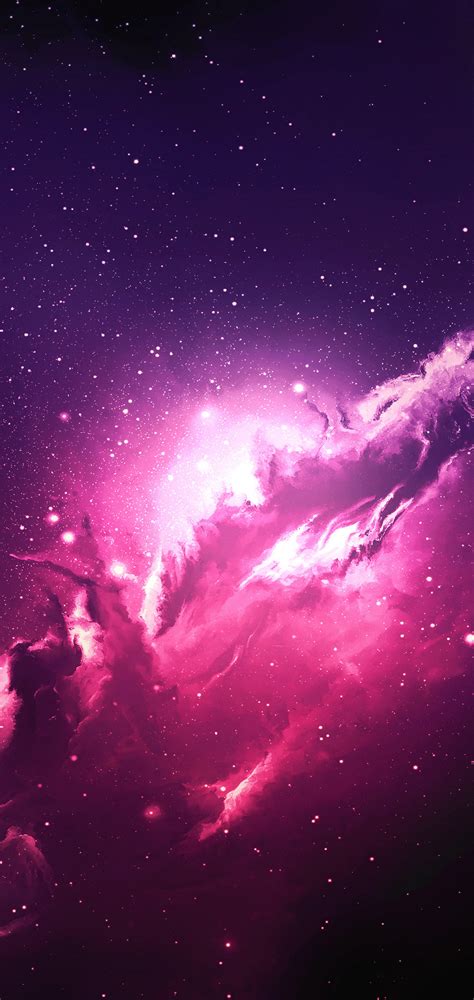 1080x2280 Nebula Stars Universe Galaxy Space 4k One Plus 6huawei P20