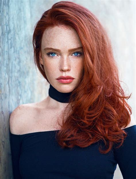Frauen Mit Roten Haaren Und Blauen Augen Frizura Wallpaper
