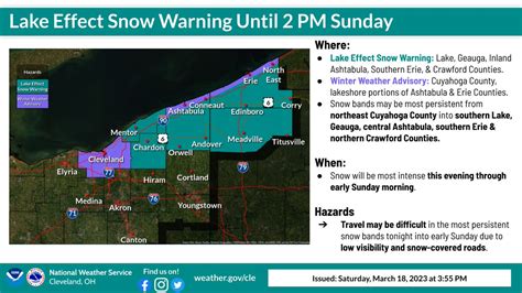 Nws Cleveland On Twitter 🧵12 Lake Effect Snow Moves Into The Cle