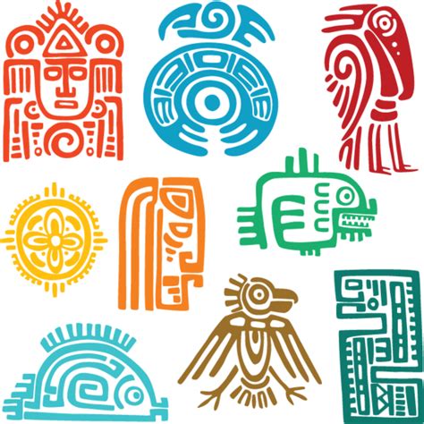 629 Mayan Symbols Icons Ancient Mayan Ancient Symbols Ancient Art