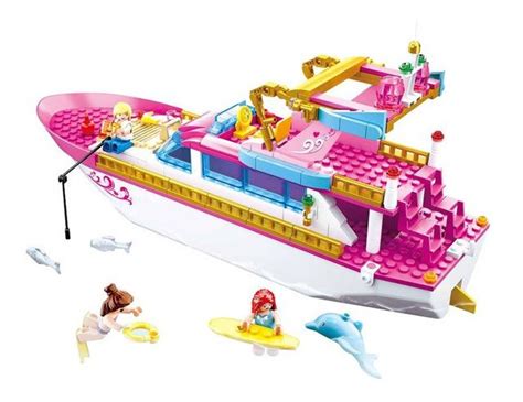Juego para armar tipo lego c106 cali. Barco Bote Juego De Bloques Niñas Tipo Lego 328 Pzas ...