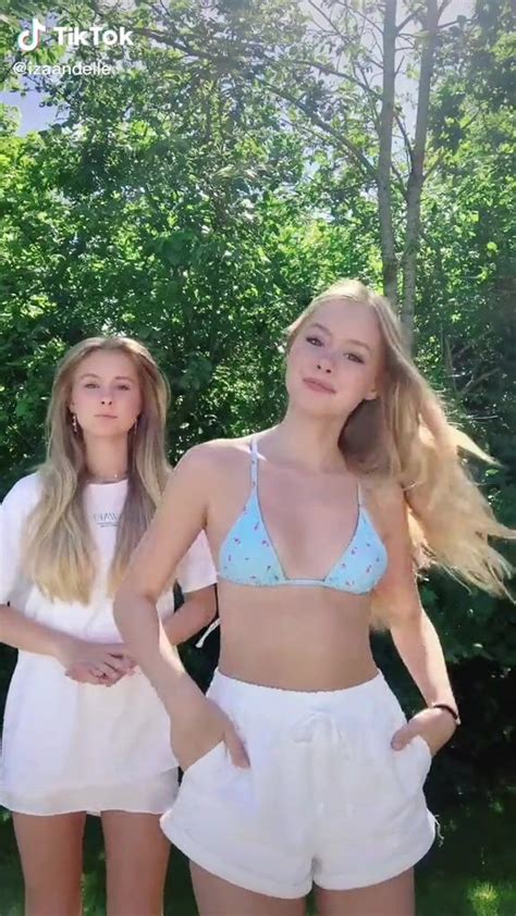sexy iza and elle cryssanthander in bikini top