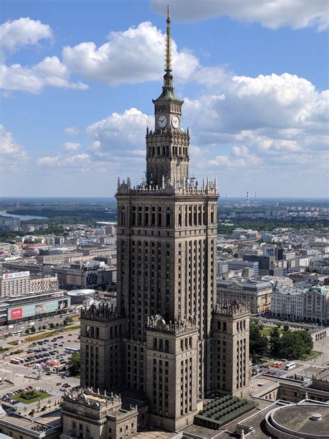 The Palace Of Culture And Science Warsaw Poland R Architecturalrevival