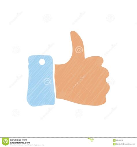 Hand Thumb Up Silhouette Icon Black Gesture Finger Up Symbol Pictogram