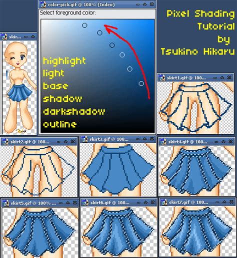 Pixel Shading Tutorial By Tsukino Hikaru On Deviantart