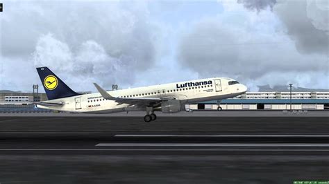 Lufthansa A320 200 Landing Frankfurt Youtube