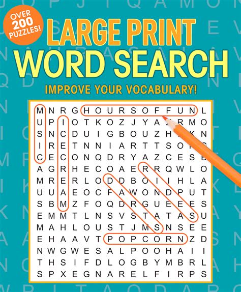 Book Word Search Printable