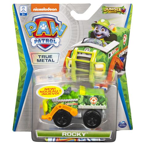 Paw Patrol True Metal Rocky Collectible Die Cast Vehicle Jungle