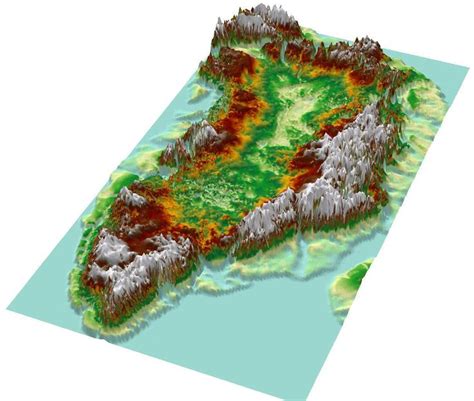 Y Así Es Como Sería Groenlandia Sin Hielo Topographic Map