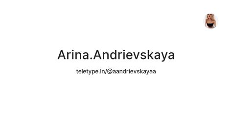 Arinaandrievskaya — Teletype