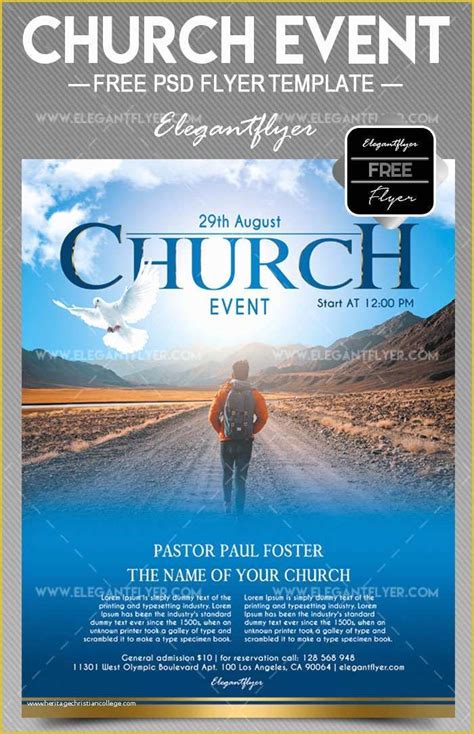Free Church Flyer Templates Download Of 34 Free Psd Church Flyer