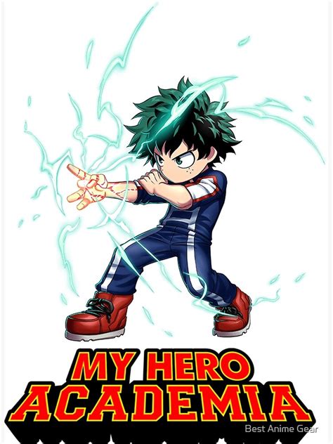 My Hero Academia Lil Deku Sprite Poster For Sale By Bestanigear