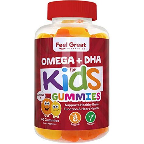 Feel Great Vitamin Co Complete Dha Gummies For Kids With Omega 3 6 9