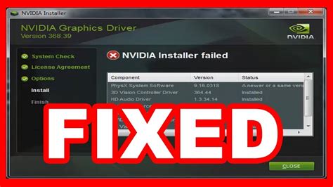 How To Solve The Nvidia Installer Failed Error 1 Tech