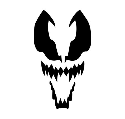 Venom Pumpkin Stencils