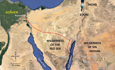 Exodus Of Israel From Egypt Map United States Map