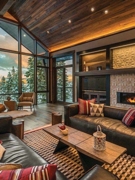 Fabulous Mountain Modern Retreat In The High Sierras Rustic Living