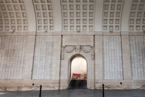 Main Thoroughfare Of Menin Gate In Ieper Ypres Flanders Belgium
