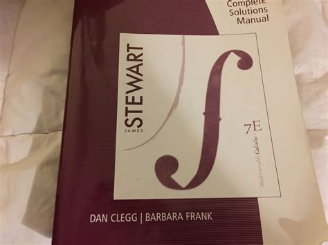 George cain & james herod. Stewart multivariable calculus 7th edition solutions ...