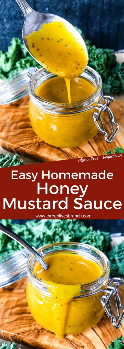 Easy Homemade Honey Mustard Sauce Is A Simple Mustard Sauce Made With 5