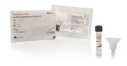 Specimax Dx Stabilized Saliva Collection Kit For In Vitro Diagnostics Thermo Fisher Scientific