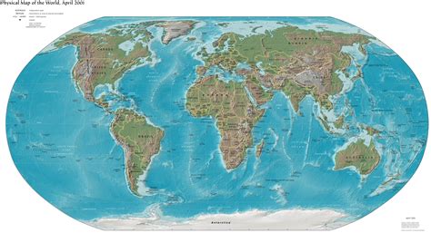 World Map Relief Map Karten Und Stadtpläne Der Welt