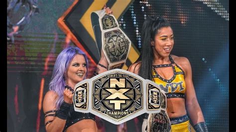 every nxt women s tag team champion 2021 updated youtube