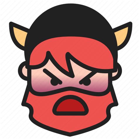 Angry Dwarf Emoji Emoticon Face Icon Download On Iconfinder