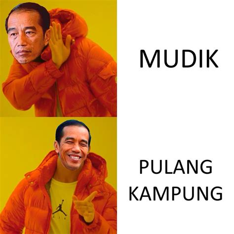 24 Meme Jokowi Mudik