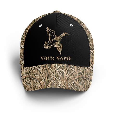 Duck Hunting Hat Waterfowl Camo Custom Unisex Hunting Baseball Hat Cap