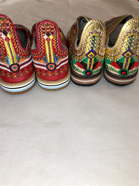 Genuine Moroccan Leather Slippers Multi Colour Etsy