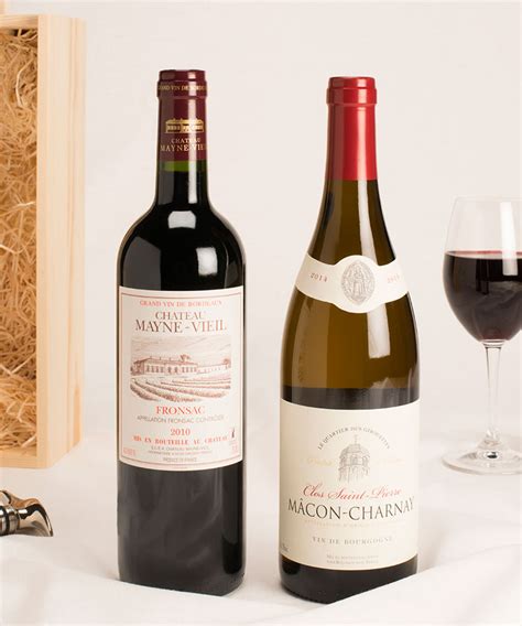 2 Bottle Bordeaux Burgundy T Wines Select