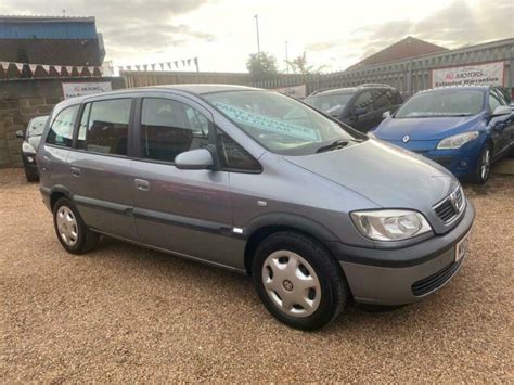 2005 Vauxhall Zafira Design 16 16v Grey 5dr 7 Seater People Carrier Cheap Px In Lincoln