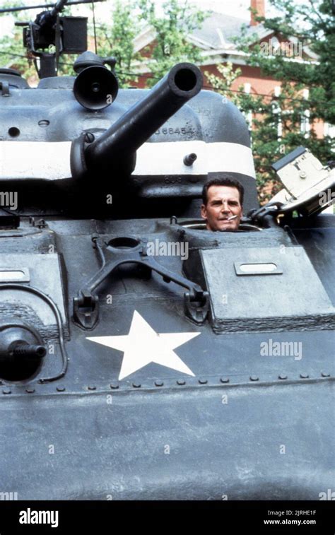 James Garner In Tank Tank 1984 Stock Photo Alamy