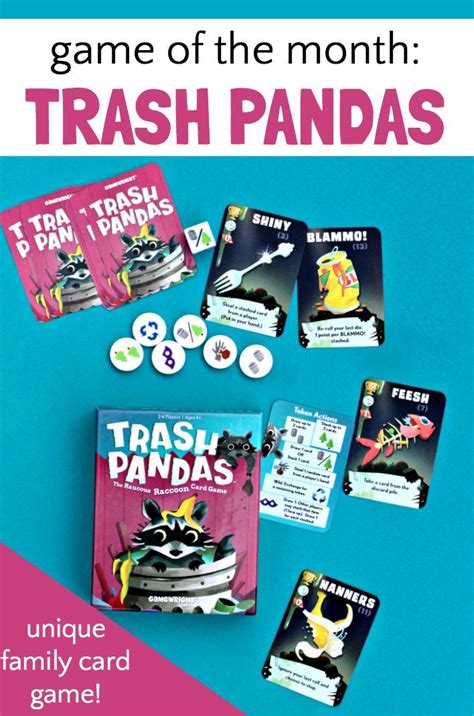 Super fun and extremely easy to learn! Trash Pandas: The Raucous Raccoon Card Game | Card games for kids, Card games, Family card games