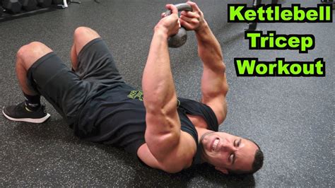 Intense 5 Minute Kettlebell Tricep Workout Youtube