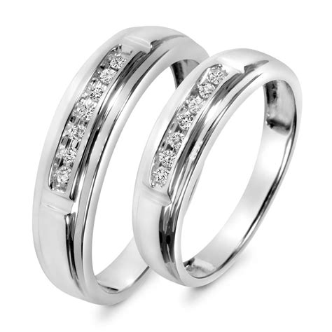 Our collection of women's platinum wedding bands represent strength, unity and purity. 15 Inspirations of Matching Wedding Bands Sets For His And Her