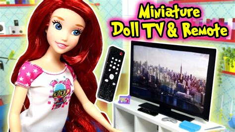 Some remotes have only buttons to select the input, push the button corresponding to the input you want and see if it works. DIY Realistic Miniature Doll TV and Remote - Easy Barbie ...