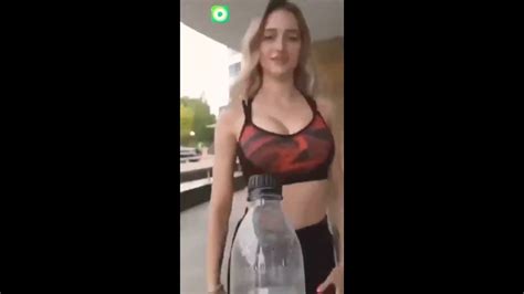 Open Bottle Challenge With Her Boobs Youtube