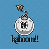 Kaboom con bomba groovy diseño de personajes | Vector Premium
