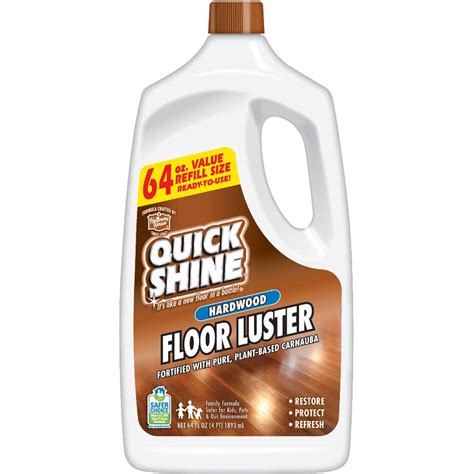 Quick Shine High Traffic Hardwood Floor Luster 64 Oz